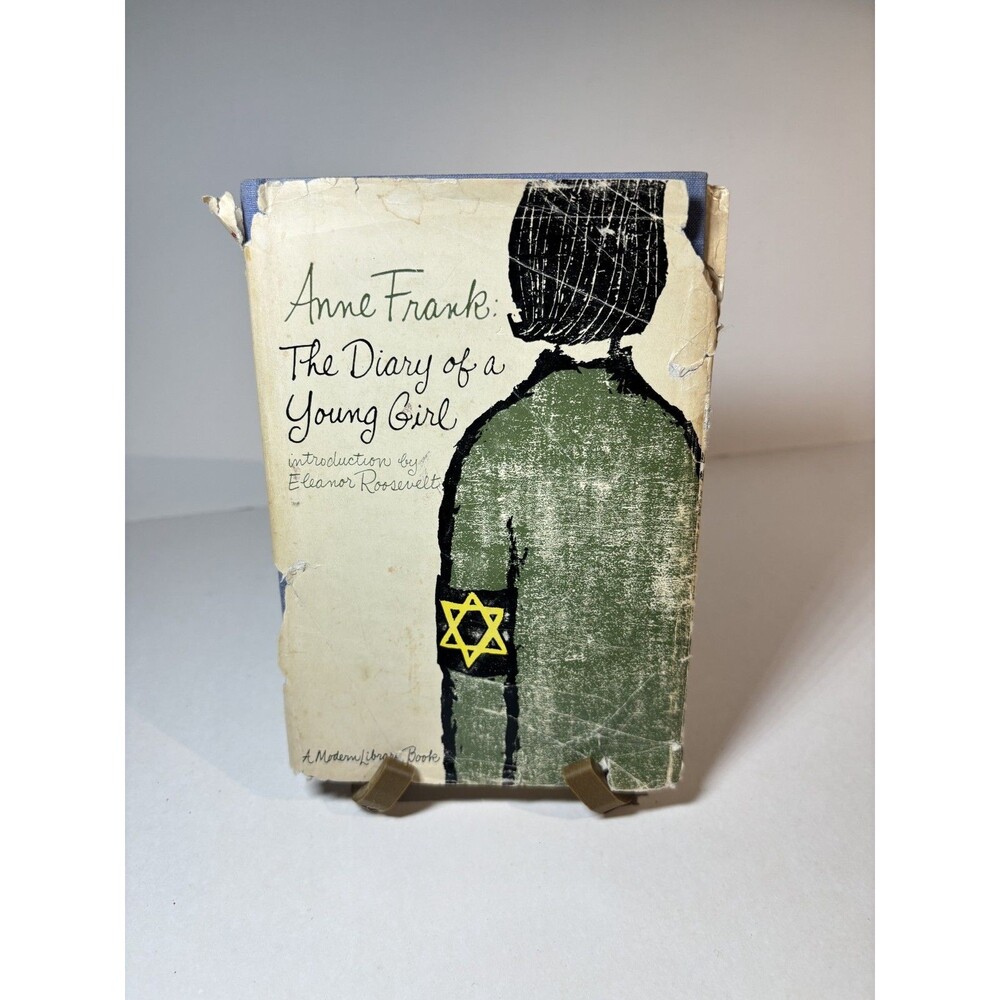 A Modern Library Book "Anne Frank: The Diary of a Young Girl" HCDJ 1952